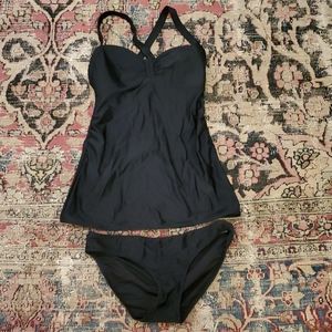 Black Seraphine Maternity Tankini